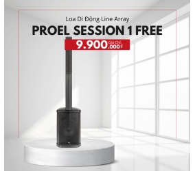 Proel session1 free ( loa có pin ) thương hiệu ý 