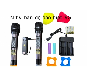 Bộ micro không dây cao cấp MTK phiên ban zin ( phiên bản độ đặc biệt V3 + 550k giúp shop nhé )