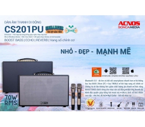 Loa xách tay cs201Pu ( 2 micro cao cấp ) nhưng loa giá rẻ