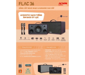 Loa xách tay Flac36 ( dòng loa cao cấp của hãng sơnca ) 15kg