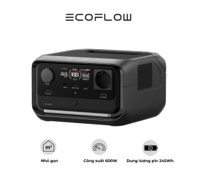 Trạm sạc di động chính hãng ecoflow river3 plus ( bh 5 năm ) 
