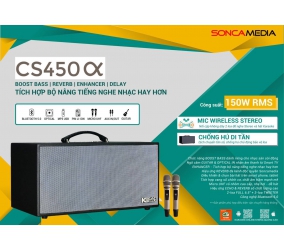 LOA XÁCH TAY DI ĐỘNG ACNOS CS450 ALPHA 150w ( có nâng tiếng ) 7trieu100